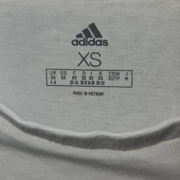 🧡 Adidas Tie Dye Printed Logo T-Shirt - Size XS NWT - Picture 6 of 9